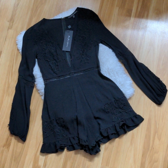 NWT FOR LOVE AND LEMONS Floral Romper - Picture 2 of 4